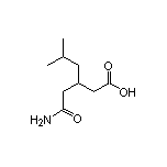3-(2-Amino-2-oxoethyl)-5-methylhexanoic Acid