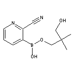 3-Hydroxy-2,2-dimethylpropyl hydrogen 2-cyanopyridin-3-yl-3-boronate