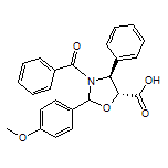 (4S,5R)-3-Benzoyl-2-(4-methoxyphenyl)-4-phenyloxazolidine-5-carboxylic Acid