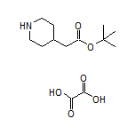 tert-Butyl 2-(4-Piperidyl)acetate Oxalate