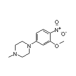 1-(3-Methoxy-4-nitrophenyl)-4-methylpiperazine