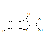 3-Chloro-6-fluorobenzo[b]thiophene-2-carboxylic Acid