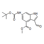 Methyl 6-(Boc-amino)-3-formylindole-4-carboxylate