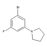 1-(3-Bromo-5-fluorophenyl)pyrrolidine