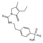 3-Ethyl-4-methyl-2-oxo-N-(4-sulfamoylphenethyl)-2,5-dihydro-1H-pyrrole-1-carboxamide