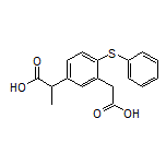 2-[3-(Carboxymethyl)-4-(phenylthio)phenyl]propanoic Acid