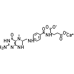 Calcium 2-(4-(((2-amino-5-methyl-4-oxo-3,4,5,6,7,8-hexahydropteridin-6-yl)methyl)amino)benzamido)pentanedioate
