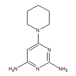6-(1-Piperidyl)pyrimidine-2,4-diamine