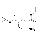 1-tert-Butyl 3-ethyl 4-aminopiperidine-1,3-dicarboxylate