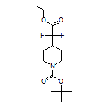 Ethyl 2-(1-Boc-piperidin-4-yl)-2,2-difluoroacetate