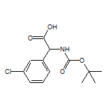 2-(Boc-amino)-2-(3-chlorophenyl)acetic Acid