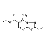 Ethyl 7-Amino-2-(methylthio)[1,2,4]triazolo[1,5-