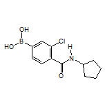 3-Chloro-4-(cyclopentylcarbamoyl)phenylboronic Acid