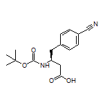 (S)-3-(Boc-amino)-4-(4-cyanophenyl)butanoic Acid