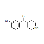 (3-Chlorophenyl)(piperidin-4-yl)methanone