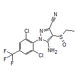 5-Amino-1-[2,6-dichloro-4-(trifluoromethyl)phenyl]-4-(ethylsulfinyl)pyrazole-3-carbonitrile