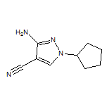 3-Amino-1-cyclopentyl-1H-pyrazole-4-carbonitrile