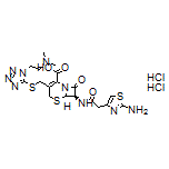 (6R,7R)-7-[2-(2-Amino-4-thiazolyl)acetamido]-3-[[[1-[2-(dimethylamino)ethyl]-1H-tetrazol-5-yl]thio]methyl]-8-oxo-5-thia-1-azabicyclo[4.2.0]oct-2-ene-2-carboxylic Acid Dihydrochloride