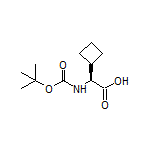 (S)-2-(Boc-amino)-2-cyclobutylacetic Acid