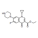 Ethyl 1-Cyclopropyl-6-fluoro-4-oxo-7-(1-piperazinyl)-1,4-dihydroquinoline-3-carboxylate