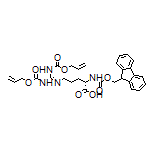 (S)-2-(Fmoc-amino)-5-[(5,9-dioxo-4,10-dioxa-6,8-diazatrideca-1,12-dien-7-ylidene)amino]pentanoic Acid
