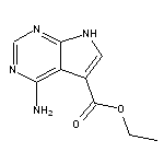 Ethyl 4-amino-7H-pyrrolo[2,3-d]pyrimidine-5-carboxylate