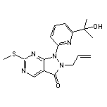 2-Allyl-1-[6-(2-hydroxypropan-2-yl)pyridin-2-yl]-6-(methylthio)-1H-pyrazolo[3,4-d]pyrimidin-3(2H)-one