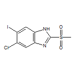 5-Chloro-6-iodo-2-(methylsulfonyl)-1H-benzo[d]imidazole