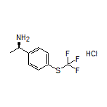 (R)-1-[4-[(Trifluoromethyl)thio]phenyl]ethanamine Hydrochloride
