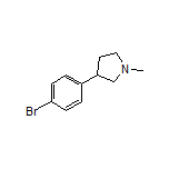 3-(4-Bromophenyl)-1-methylpyrrolidine
