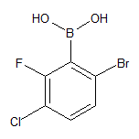 6-Bromo-3-chloro-2-fluorophenylboronic Acid