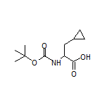 2-(Boc-amino)-3-cyclopropylpropanoic Acid