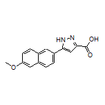 5-(6-Methoxynaphthalen-2-yl)-1H-pyrazole-3-carboxylic Acid