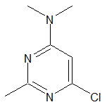 4-(N,N-Dimethylamino)-6-chloro-2-methylpyrimidine