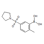 2-Methyl-5-(pyrrolidin-1-ylsulfonyl)phenylboronic Acid