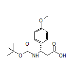 (S)-3-(Boc-amino)-3-(4-methoxyphenyl)propanoic Acid