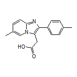 6-Methyl-2-(p-tolyl)imidazo[1,2-a]pyridine-3-acetic Acid