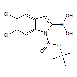 1-Boc-5,6-dichloroindole-2-boronic Acid