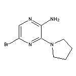 2-Amino-5-bromo-3-pyrrolidin-1-ylpyrazine