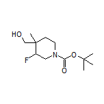 (1-Cbz-3-fluoro-4-methyl-4-piperidyl)methanol