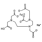 Sodium hydrogen ferric diethylenetriaminepentaacetate