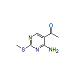1-[4-Amino-2-(methylthio)pyrimidin-5-yl]ethanone