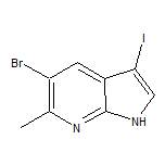5-Bromo-3-iodo-6-methyl-7-azaindole