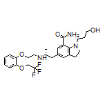(R)-1-(3-Hydroxypropyl)-5-[2-[[2-[2-(2,2,2-trifluoroethoxy)phenoxy]ethyl]amino]propyl]indoline-7-carboxamide