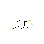 5-Bromo-7-iodo-1H-indazole
