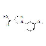 1-(3-Methoxyphenyl)-1H-pyrazole-4-carboxylic Acid