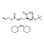 Dicyclohexylamine (S)-4-[[(Allyloxy)carbonyl]amino]-2-(Boc-amino)butanoate