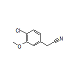 2-(4-Chloro-3-methoxyphenyl)acetonitrile