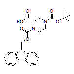 (S)-4-Boc-1-Fmoc-piperazine-2-carboxylic Acid