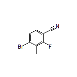 4-Bromo-2-fluoro-3-methylbenzonitrile